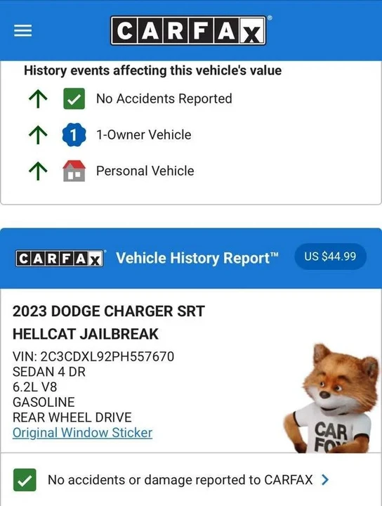 2023 Dodge Charger SRT Hellcat 7th Gen - Image 4 of 19