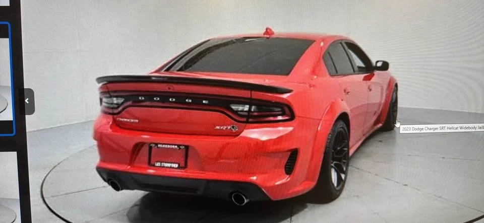 2023 Dodge Charger SRT Hellcat 7th Gen - Image 3 of 14