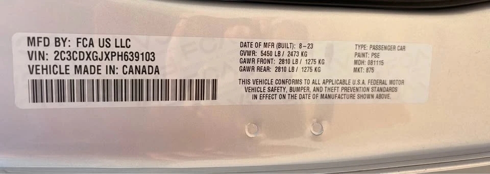 2023 Dodge Charger SRT & 392 7th Gen - Image 20 of 20