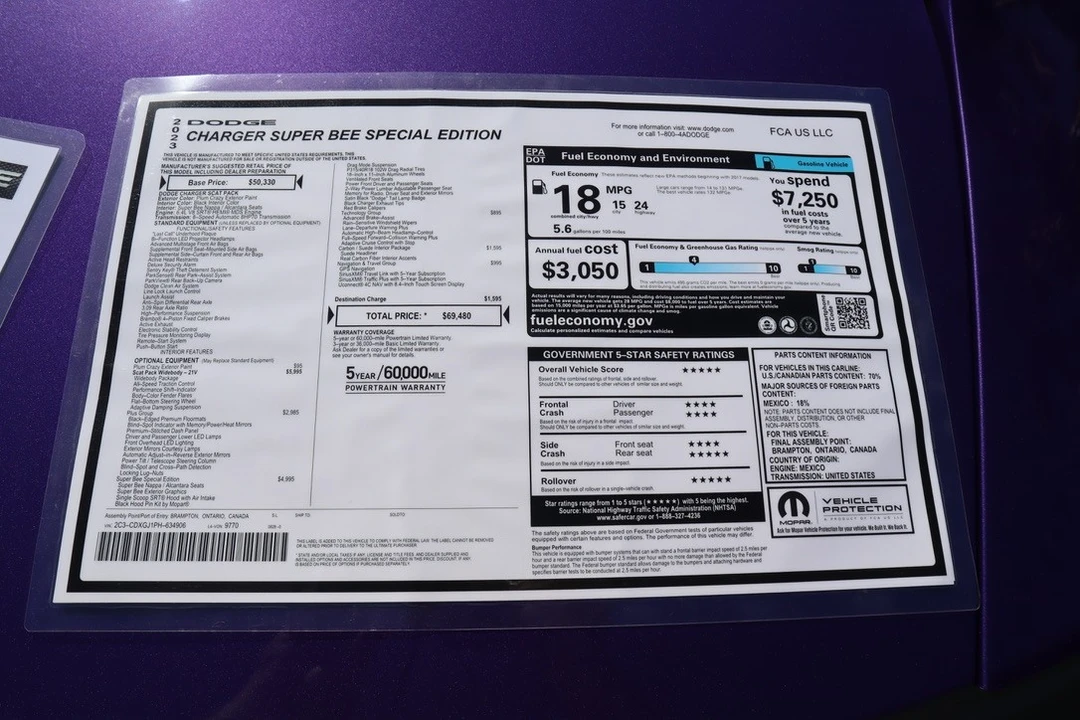 2023 Dodge Charger SRT & 392 7th Gen - Image 4 of 31