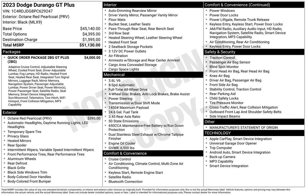 2023 Dodge Durango 3rd Gen - Image 4 of 12