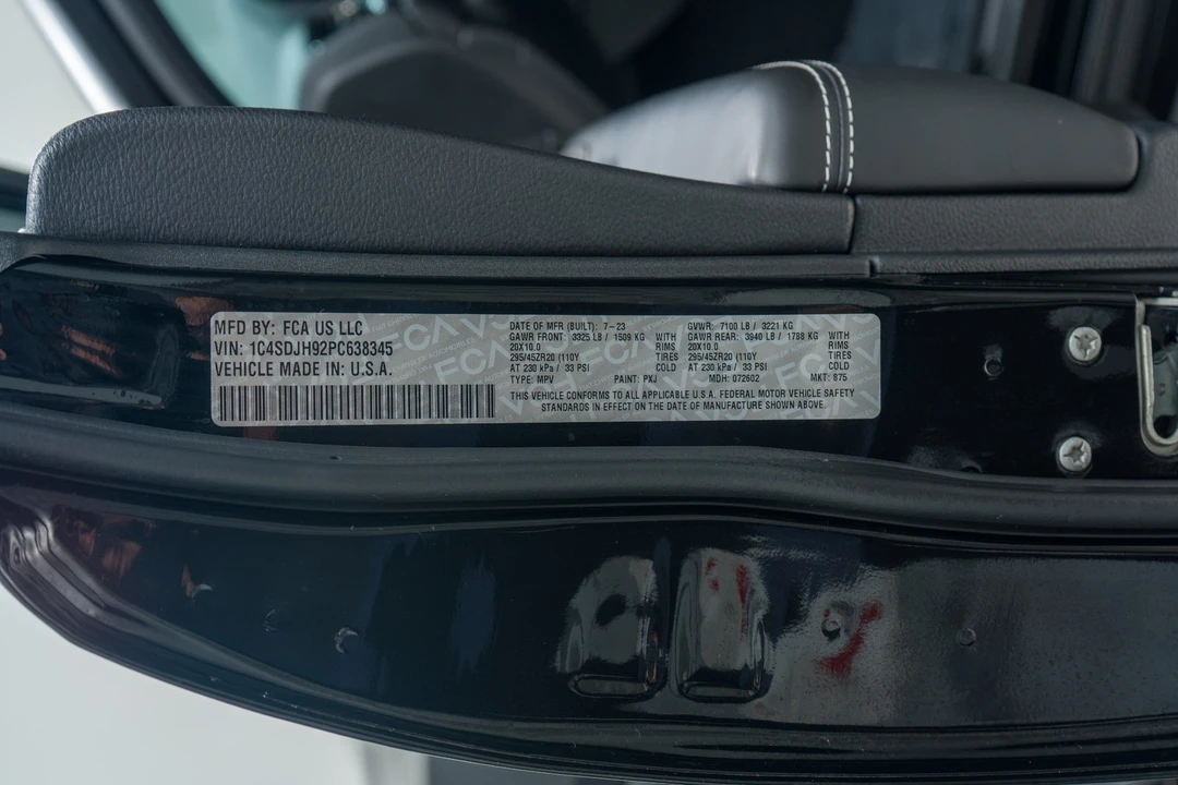 2023 Dodge Durango SRT Hellcat 3rd Gen - Image 20 of 21