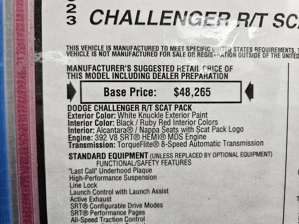 2023 Dodge Challenger SRT8 & 392 3rd Gen - Image 18 of 20