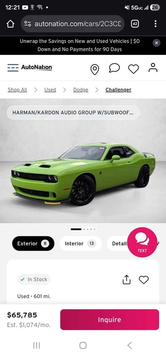 2023 Dodge Challenger SRT Hellcat 3rd Gen - Image 9 of 9