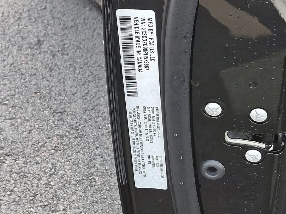 2023 Dodge Challenger SRT Hellcat 3rd Gen - Image 16 of 19