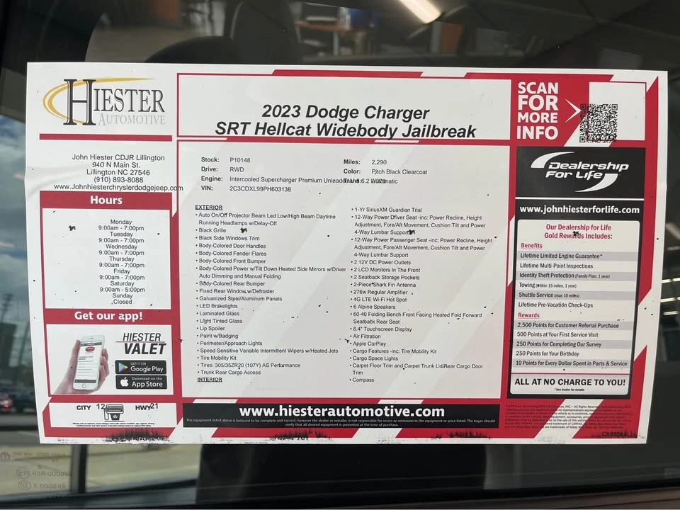 2023 Dodge Charger SRT Hellcat 7th Gen - Image 12 of 16