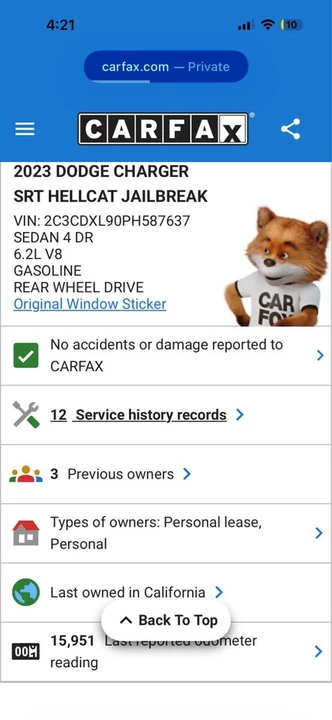 2023 Dodge Charger SRT Hellcat 7th Gen - Image 14 of 14