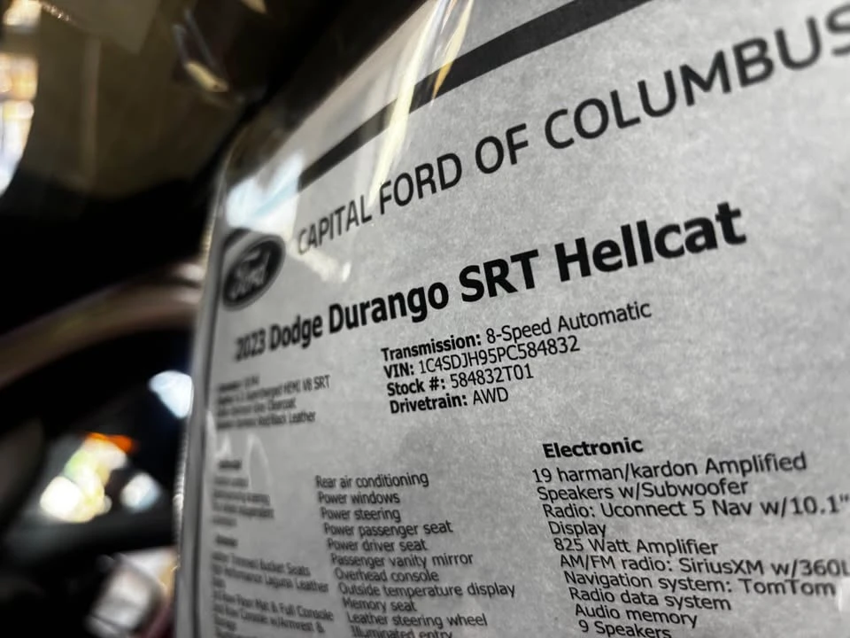 2023 Dodge Durango SRT Hellcat 3rd Gen - Image 10 of 10