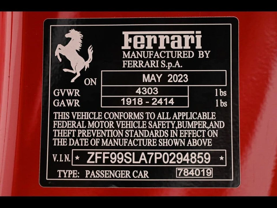 2023 Ferrari 296 GTB - Image 31 of 31