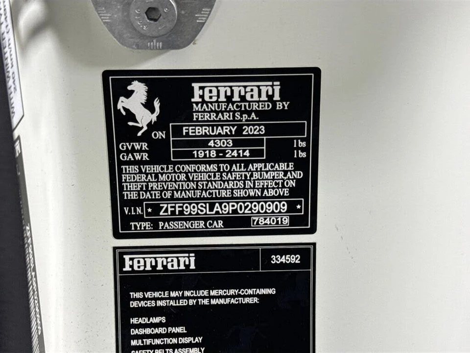 2023 Ferrari 296 GTB - Image 27 of 27