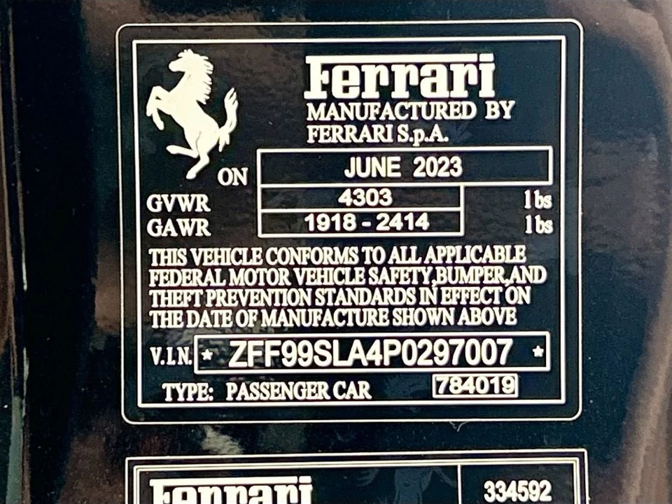 2023 Ferrari 296 GTB - Image 31 of 31