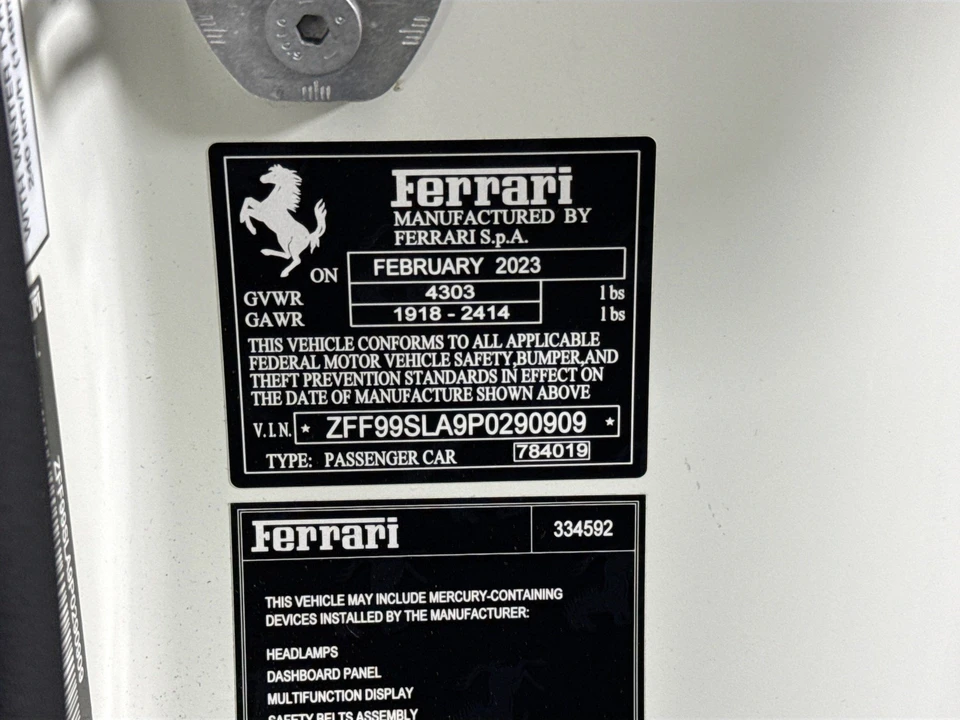 2023 Ferrari 296 GTB - Image 27 of 27