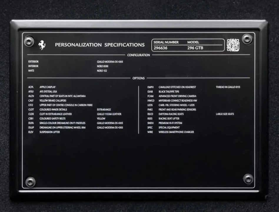 2023 Ferrari 296 GTB - Image 7 of 8
