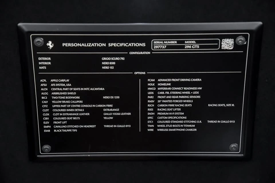 2023 Ferrari 296 GTS - Image 19 of 20