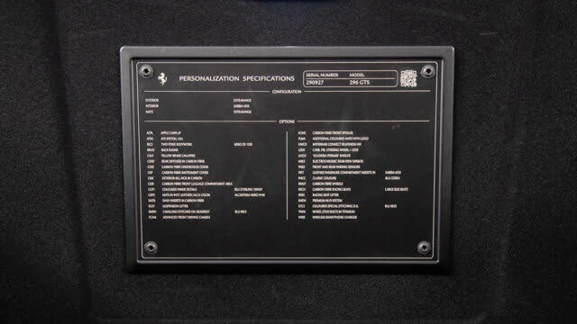 2023 Ferrari 296 GTS - Image 20 of 20