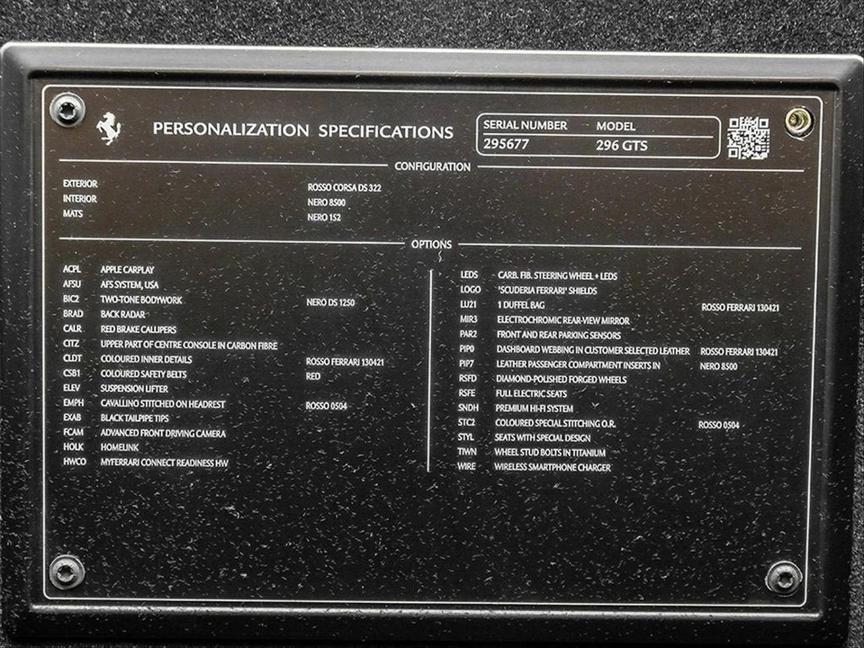 2023 Ferrari 296 GTS - Image 31 of 31