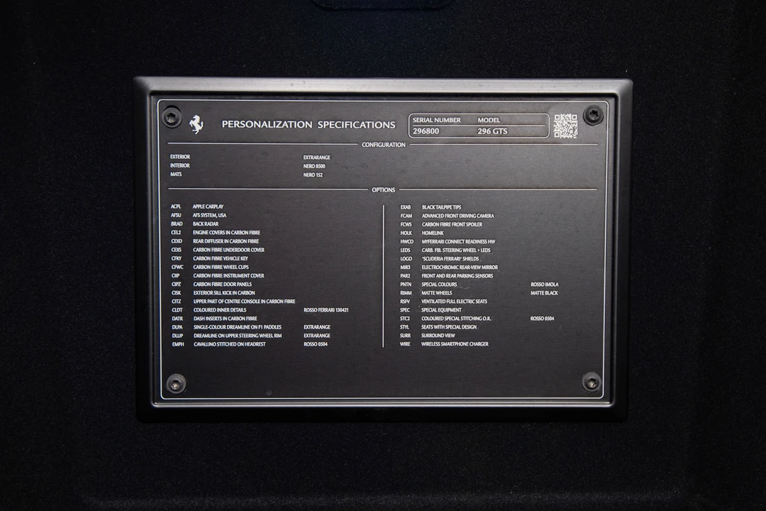 2023 Ferrari 296 GTS - Image 20 of 31
