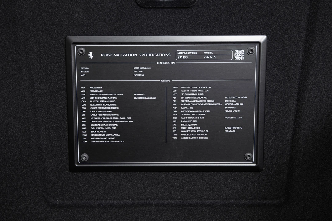 2023 Ferrari 296 GTS - Image 20 of 31