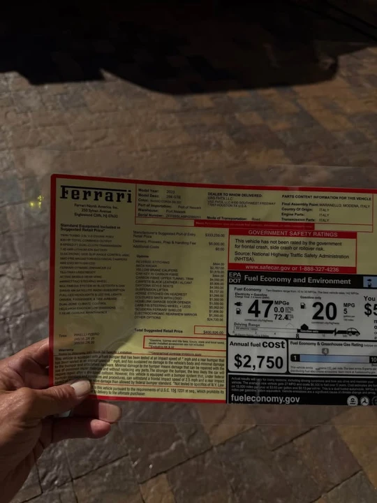 2023 Ferrari 296 GTB - Image 12 of 12