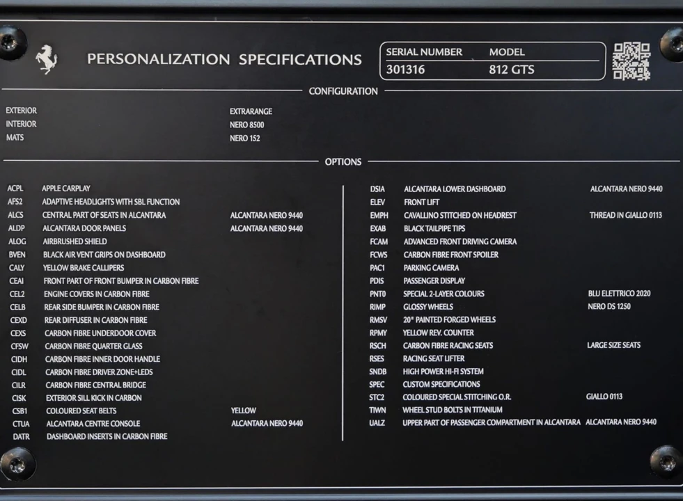 2023 Ferrari 812 GTS - Image 27 of 31