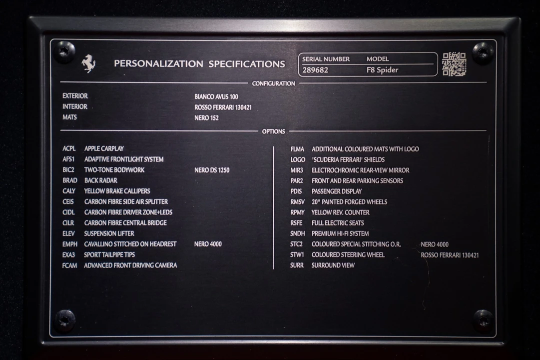 2023 Ferrari F8 Spider - Image 3 of 31