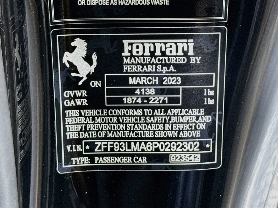 2023 Ferrari F8 Spider - Image 27 of 27