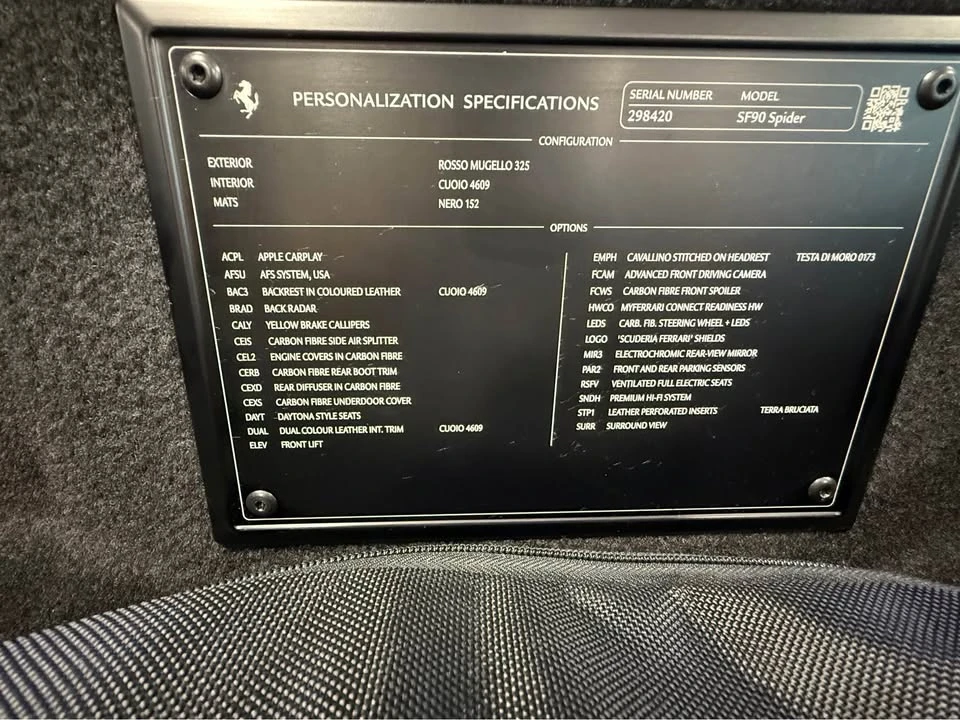 2023 Ferrari SF90 Spider - Image 10 of 20