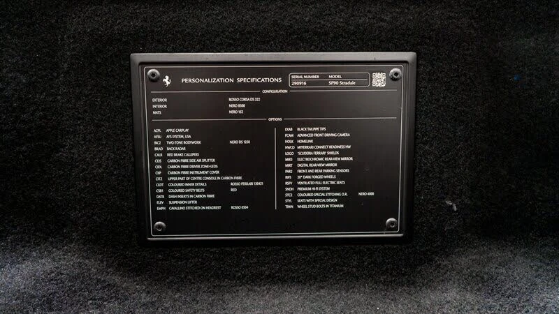 2023 Ferrari SF90 Stradale - Image 23 of 31