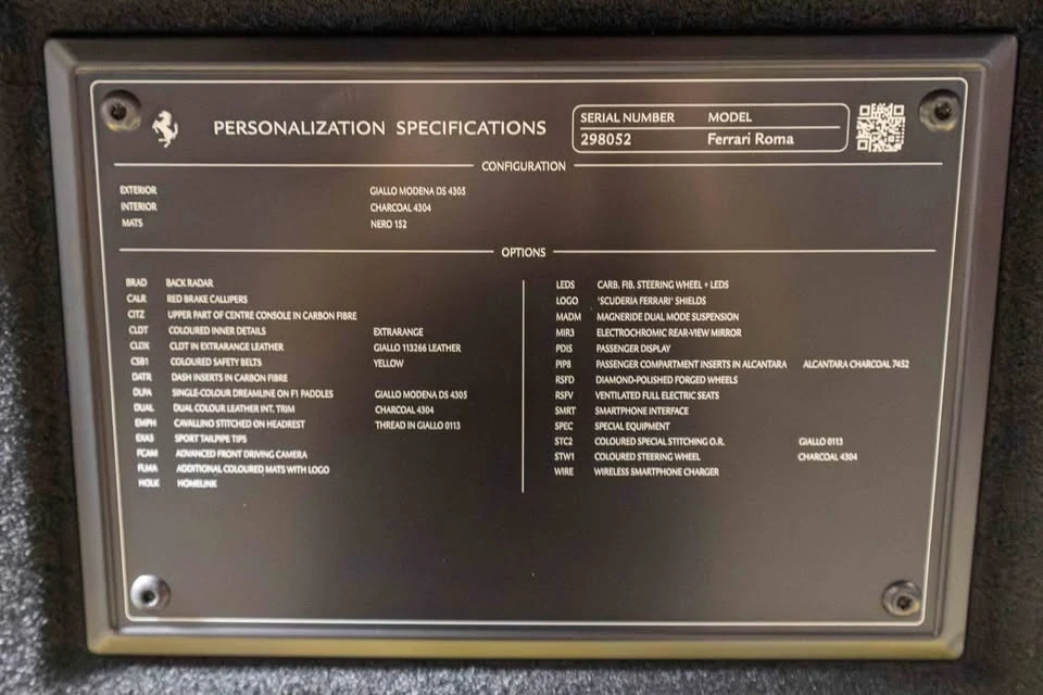2023 Ferrari Roma - Image 18 of 19