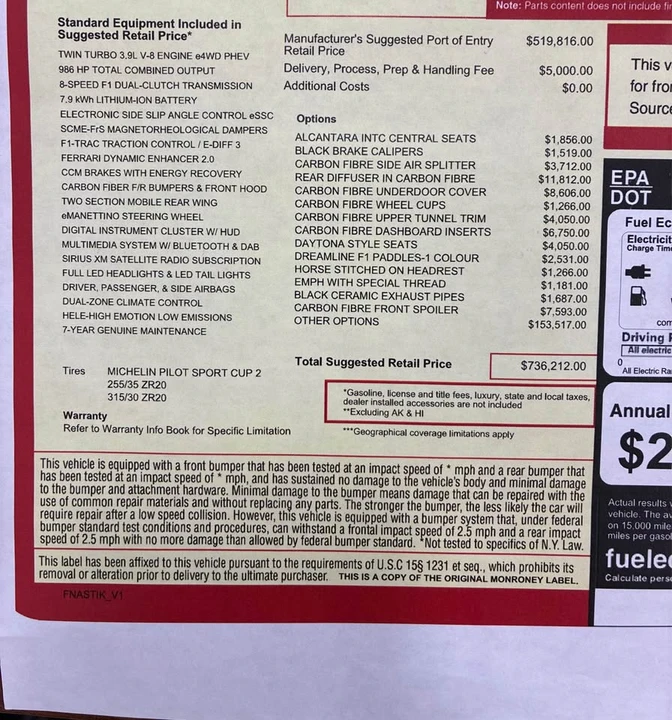 2023 Ferrari SF90 Stradale - Image 10 of 10