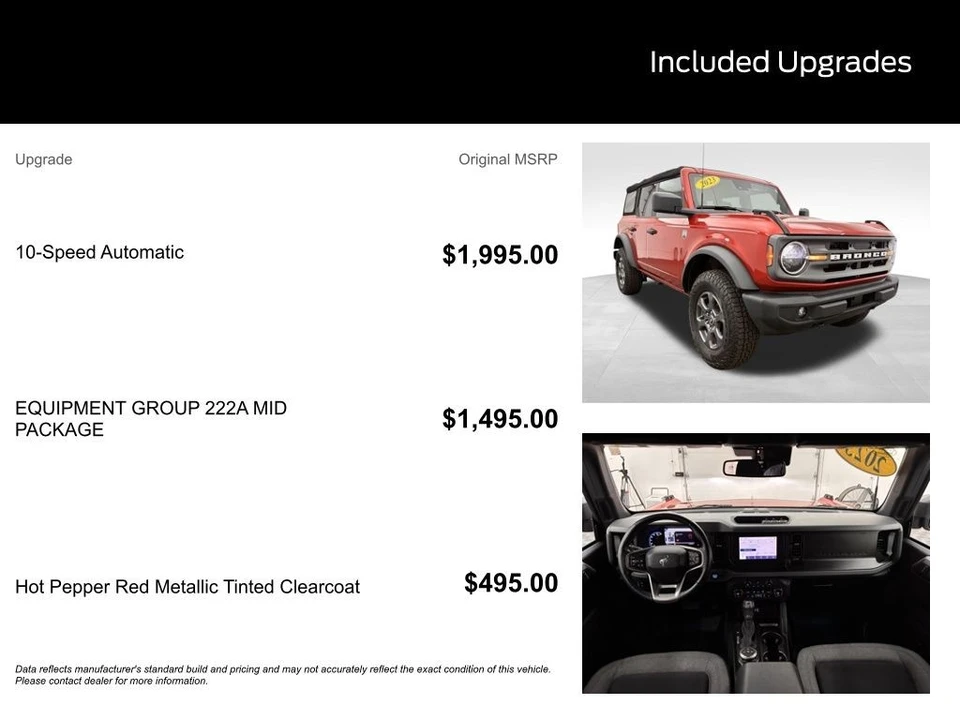 2023 Ford Bronco 6th Gen - Image 3 of 12