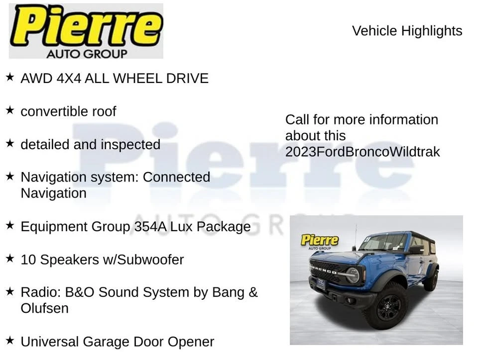 2023 Ford Bronco 6th Gen - Image 7 of 20