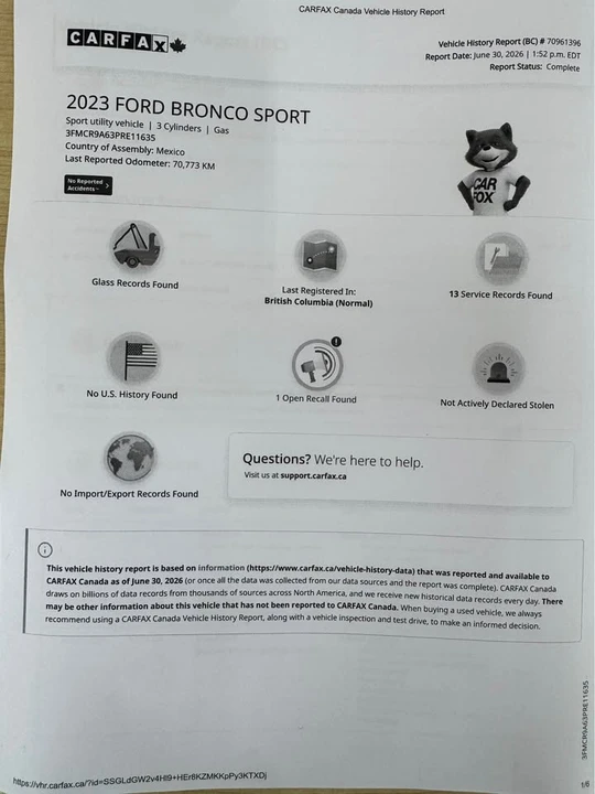 2023 Ford Bronco Sport - Image 2 of 17
