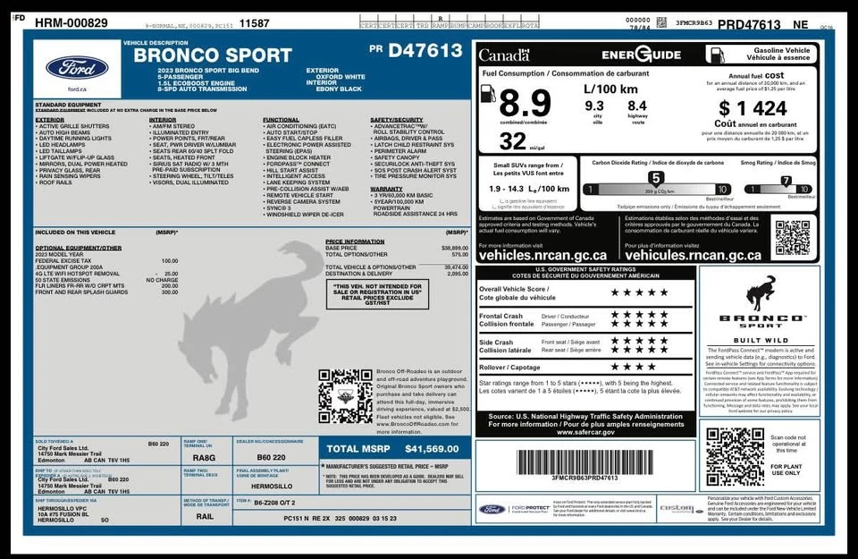 2023 Ford Bronco Sport - Image 2 of 12