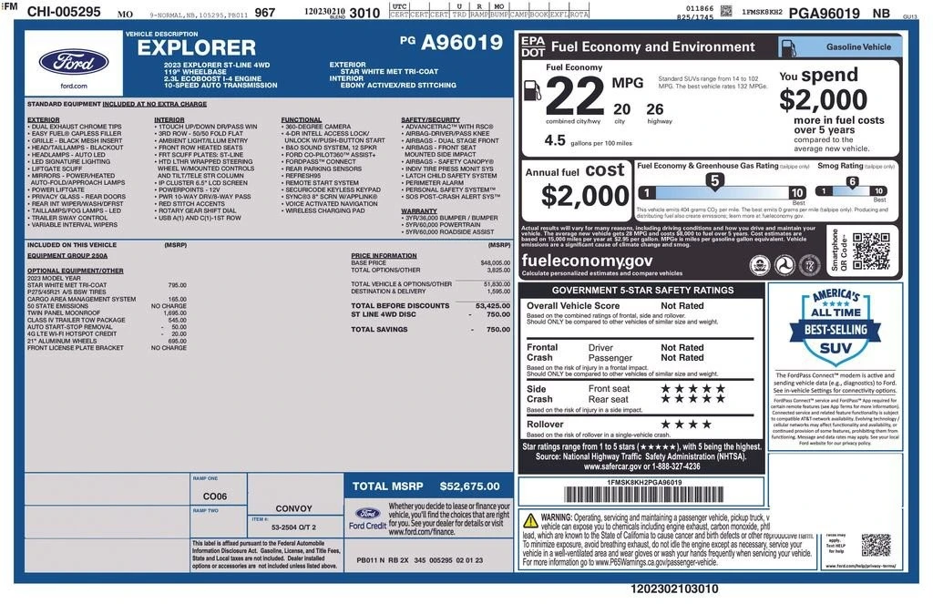 2023 Ford Explorer 6th Gen - Image 12 of 12