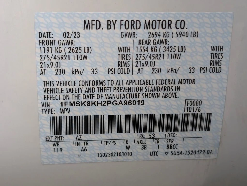 2023 Ford Explorer 6th Gen - Image 10 of 12
