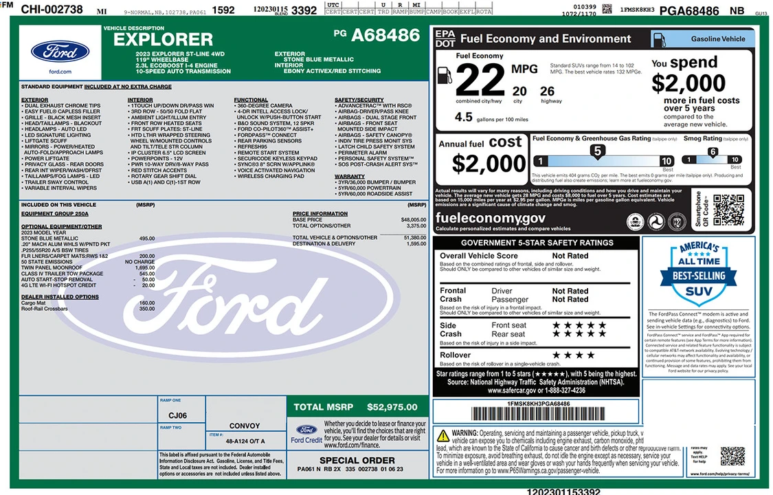 2023 Ford Explorer 6th Gen - Image 6 of 21