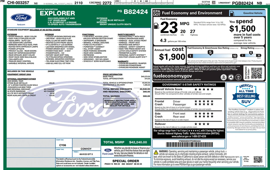 2023 Ford Explorer 6th Gen - Image 9 of 31