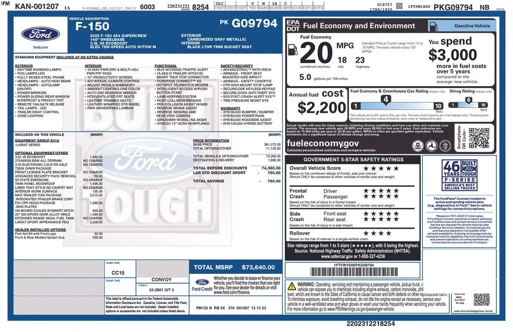 2023 Ford F-150 14th Gen - Image 4 of 31