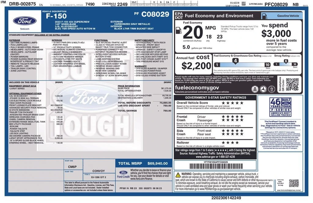 2023 Ford F-150 14th Gen - Image 4 of 31