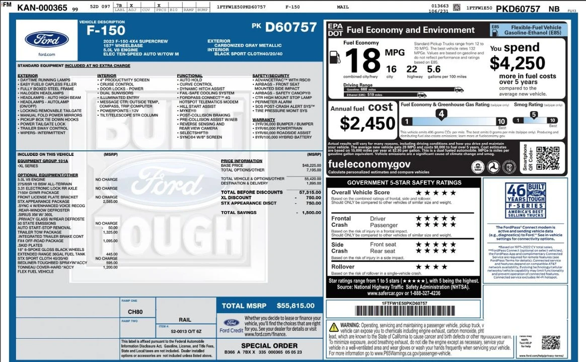 2023 Ford F-150 14th Gen - Image 4 of 31
