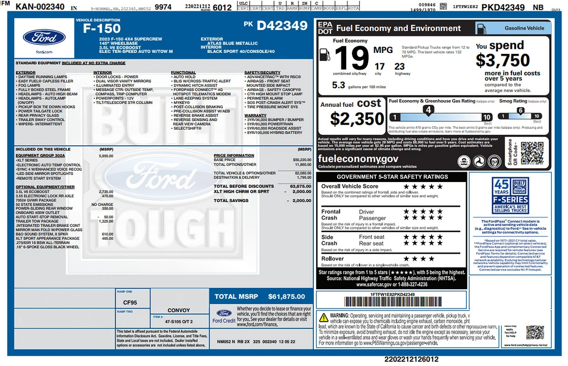 2023 Ford F-150 14th Gen - Image 2 of 31