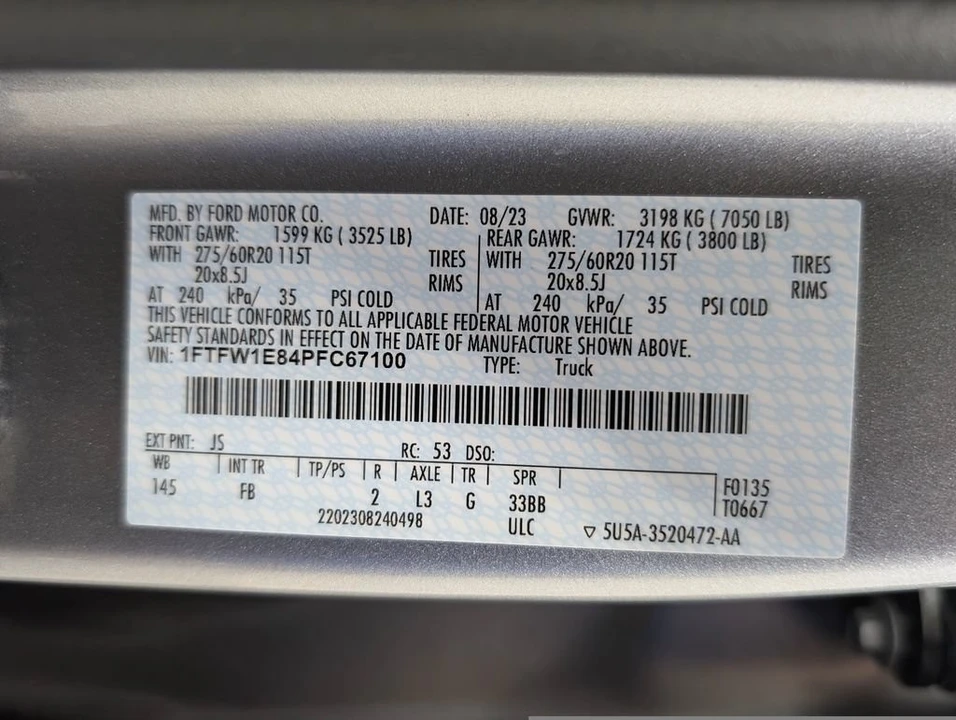 2023 Ford F-150 14th Gen - Image 29 of 31