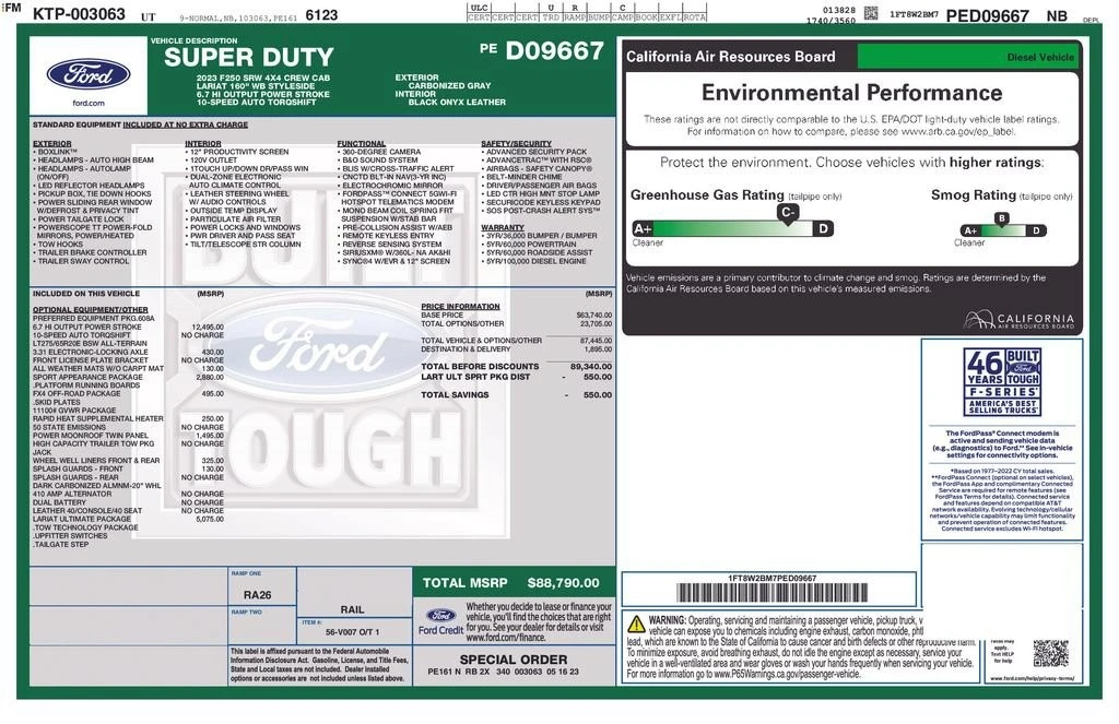 2023 Ford Super Duty 5th Gen - Image 2 of 2