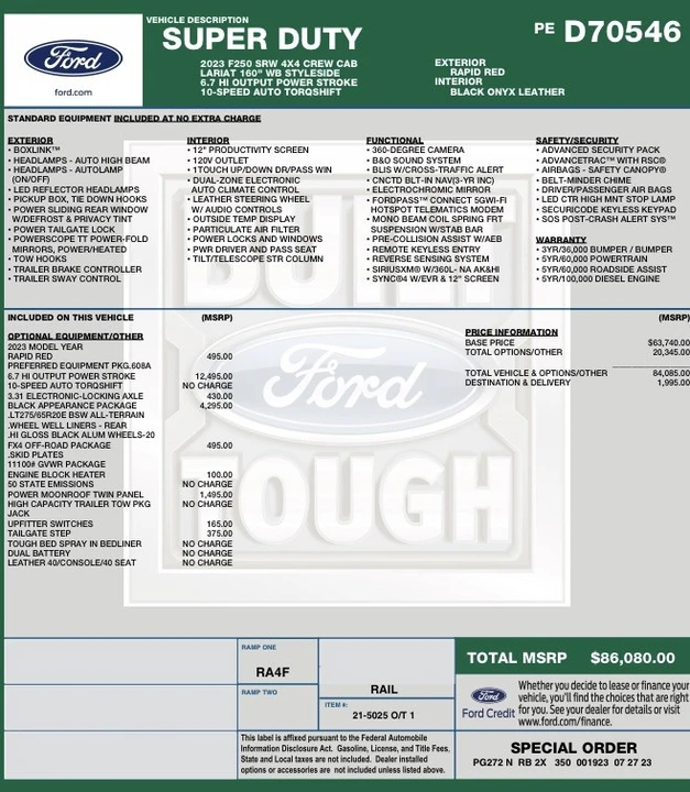 2023 Ford Super Duty 5th Gen - Image 10 of 17