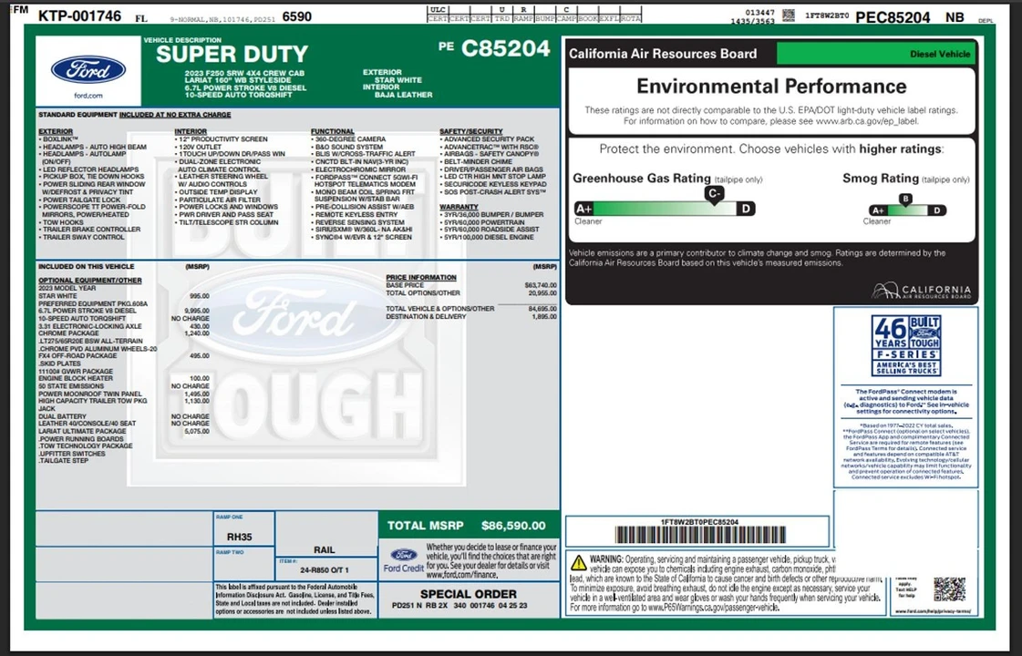 2023 Ford Super Duty 5th Gen - Image 6 of 21