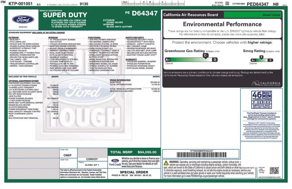2023 Ford Super Duty 5th Gen - Image 2 of 2