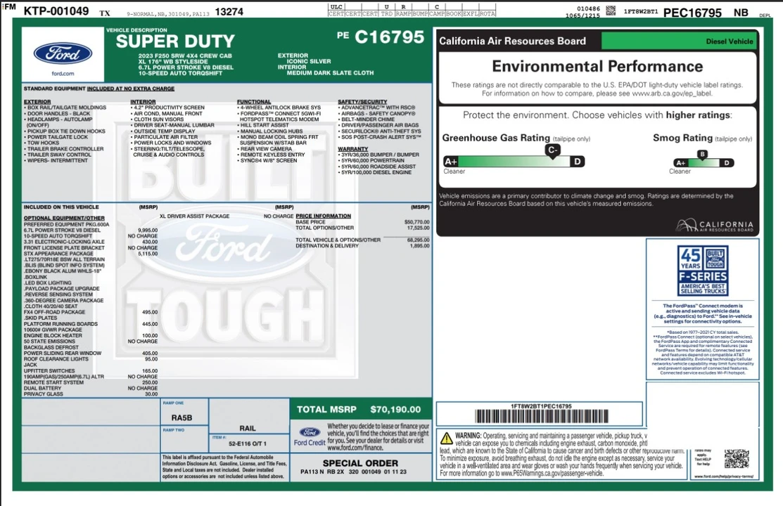2023 Ford Super Duty 4th Gen - Image 4 of 12