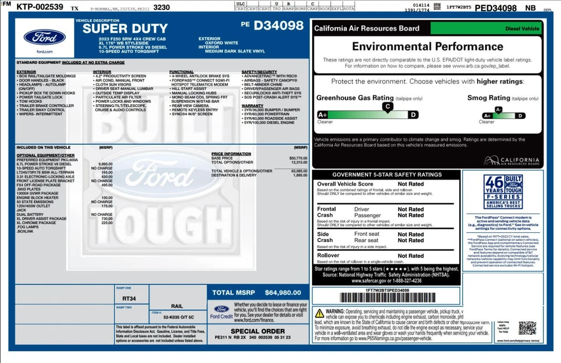 2023 Ford Super Duty 5th Gen - Image 4 of 21