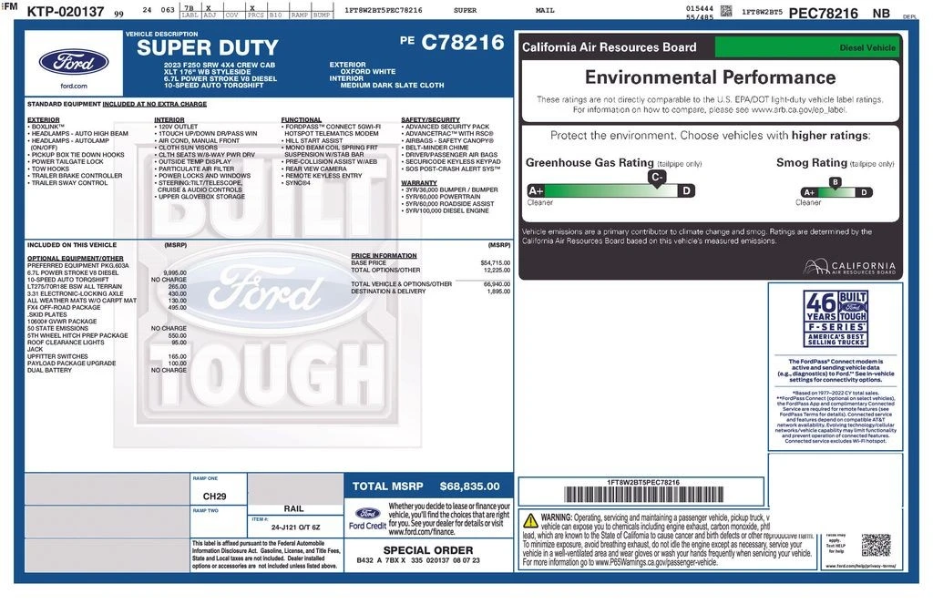 2023 Ford Super Duty 5th Gen - Image 6 of 12